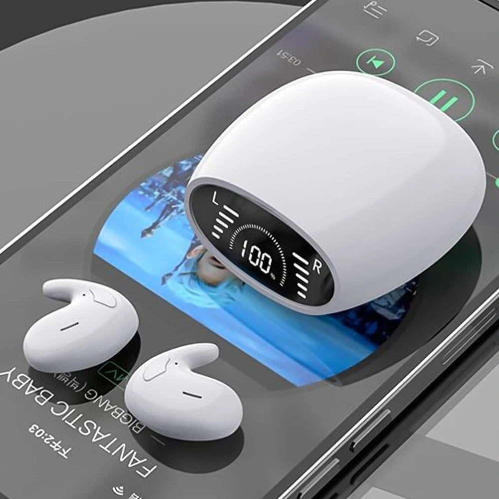 SK Ultra-thin Sleep Headphones 5.3 Wireless Bluetooth Headset Invisible Earbuds Hidden In Ear Button Sports Earphones Waterproof White United States S808c31b95d2c4412befa1f7574d6d856V Amrit Store
